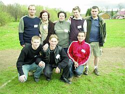 Organizatorzy "Majówki 2003" w Wysowej